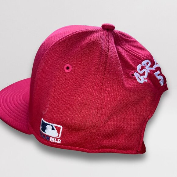 New Era 59FIFTY St. Louis Cardinals Red Fitted Hat Size 7 3/4 - Picture 3 of 6
